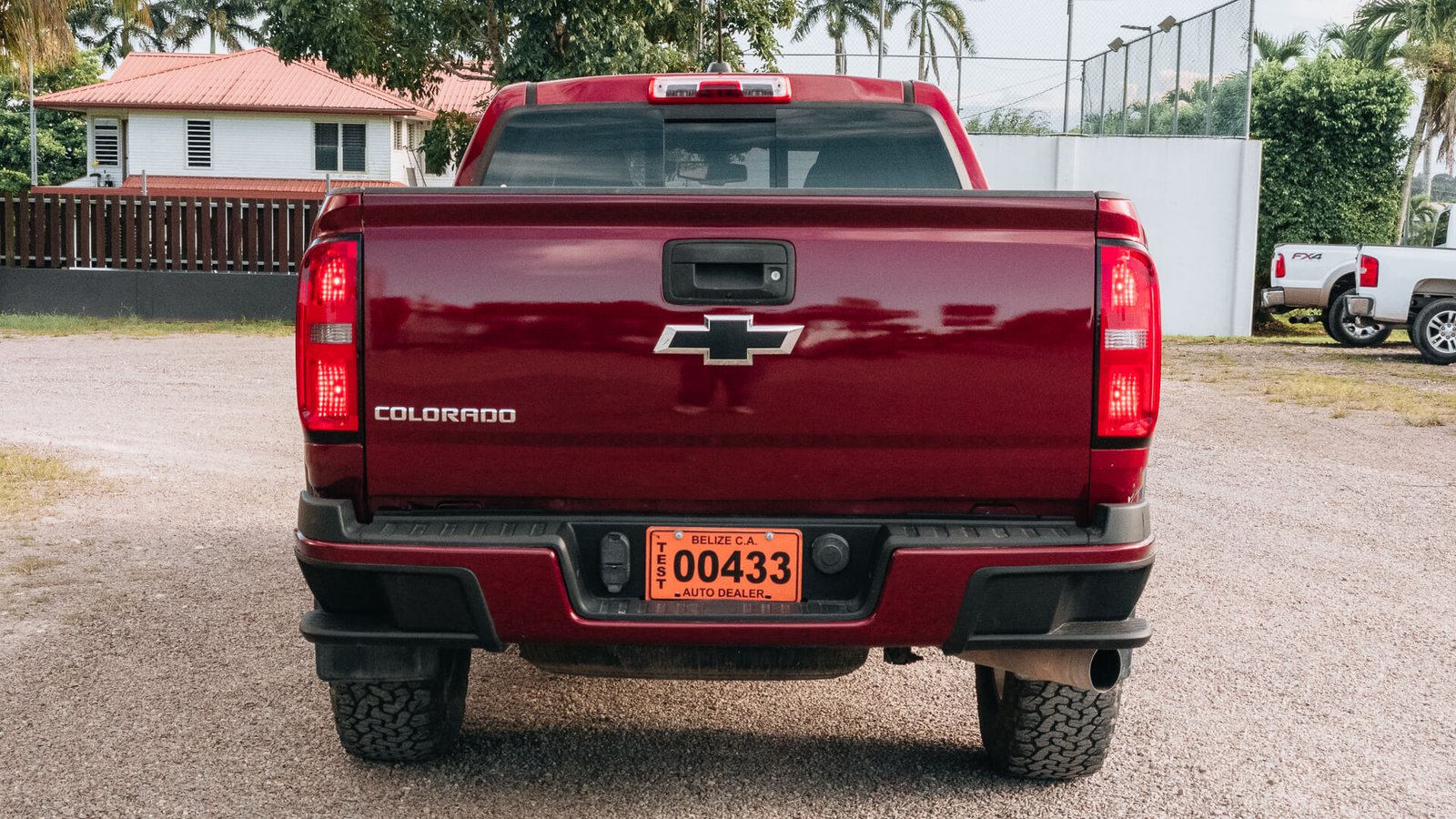 2018 Chevrolet Colorado Maroon Exterior