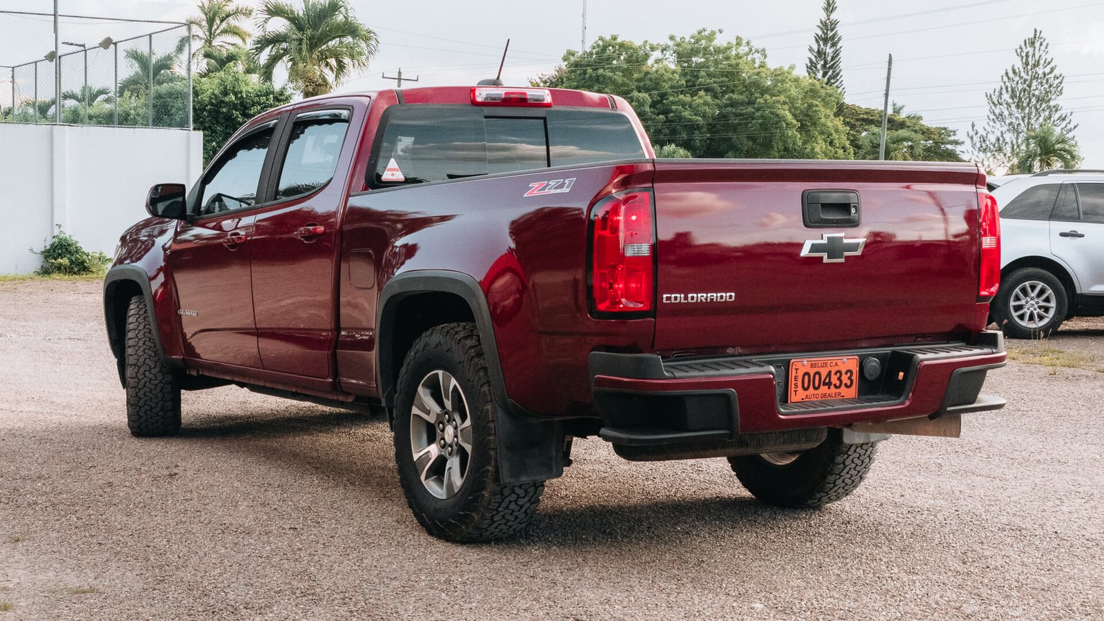 2018 Chevrolet Colorado Maroon Exterior