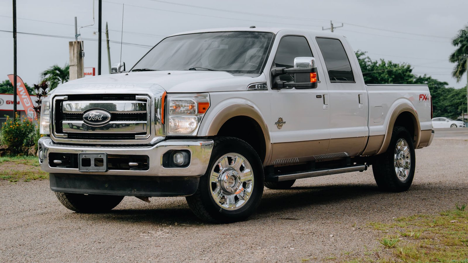 2012 Ford F250 Super Duty White Exterior