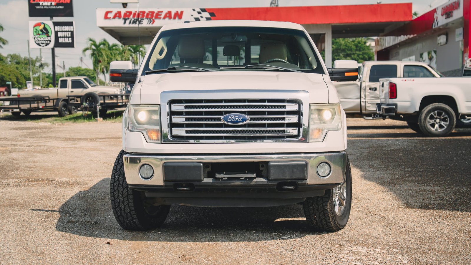 2013 Ford F150 White Exterior